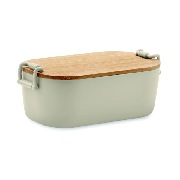Lunchbox Lekker 700 ml z logo, beżowy z PP