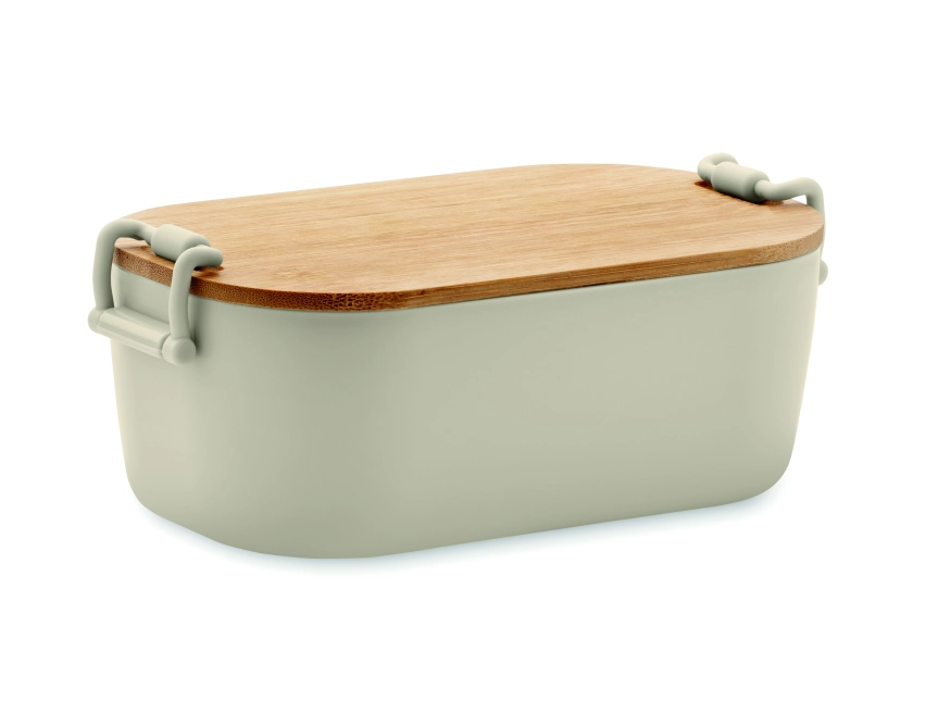 Lunchbox Lekker 700 ml z logo, beżowy z PP