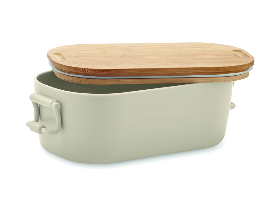 Lunchbox Lekker 700 ml z logo, beżowy z PP