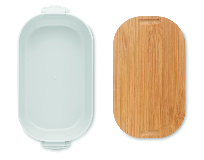 Lunchbox Lekker z nadrukiem biały PP 700 ml