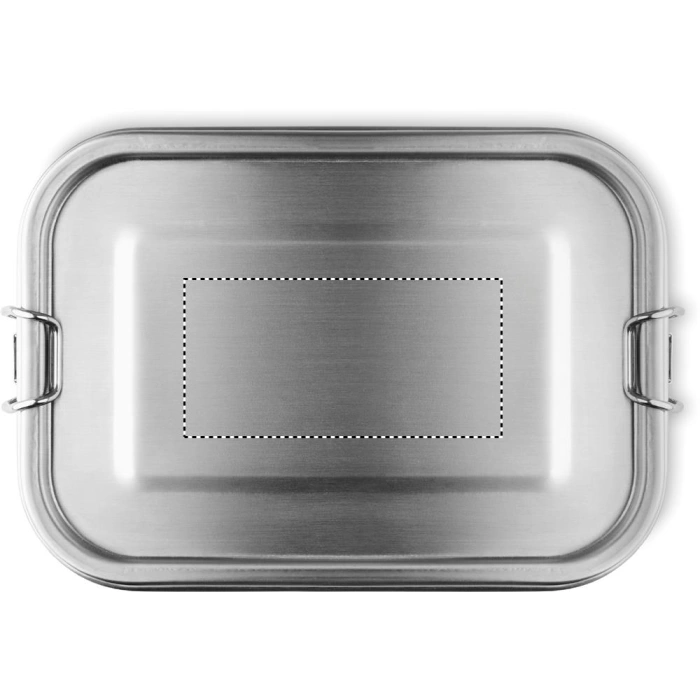 Schemat znakowania dla Tampondruk - P6 na gadżecie: Gobuddy lunchbox 750 ml z logo, srebrny mat