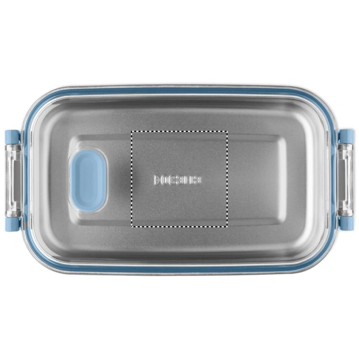 Schemat znakowania dla Etykieta - DL na gadżecie: Hoagie lunchbox z logo 750 ml w kolorze petrol