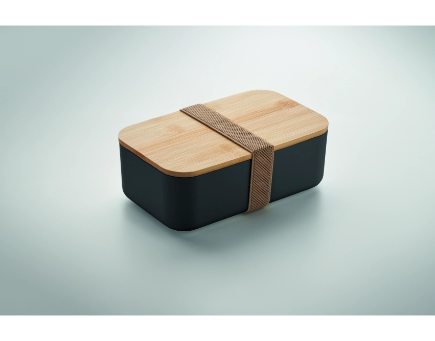 Beibabox lunchbox z logo PLA 1000 ml czarny