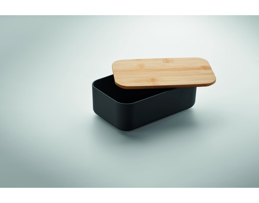 Beibabox lunchbox z logo PLA 1000 ml czarny