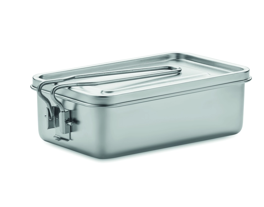Tamelunch lunchbox z logo 750 ml – srebrny