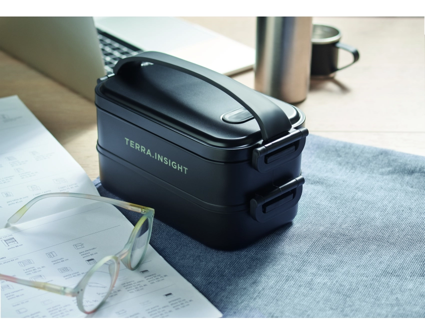Idolunch lunchbox z logo 1600 ml – czarny