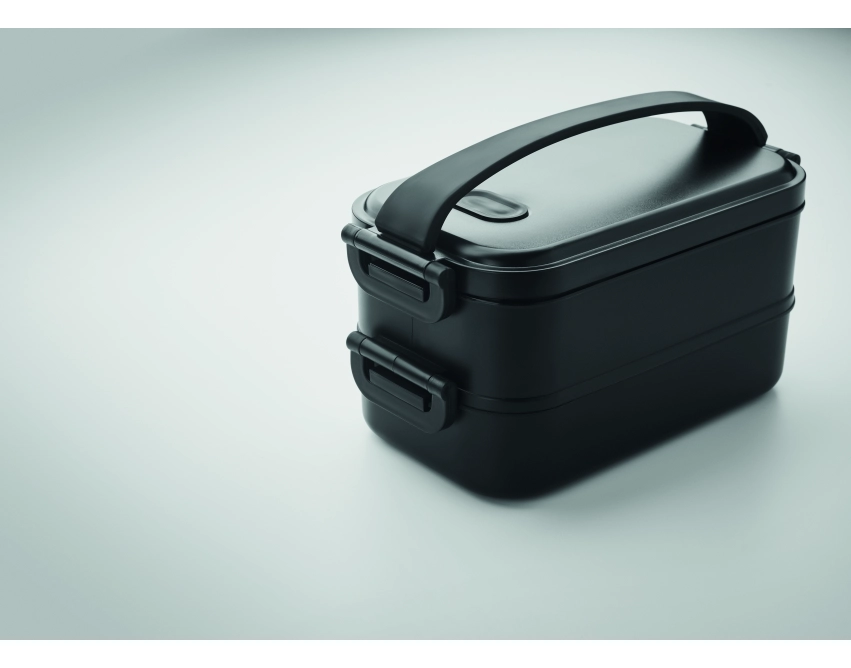 Idolunch lunchbox z logo 1600 ml – czarny