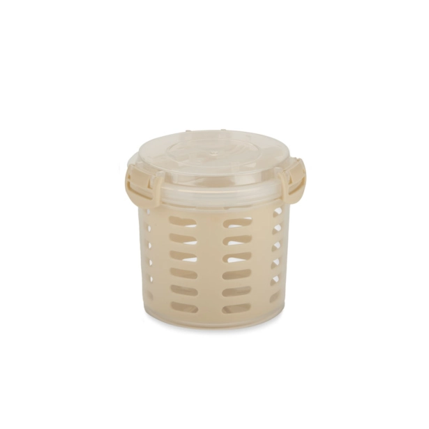 Lunchbox FRUT z logo 550 ml z beżowego polipropylenu