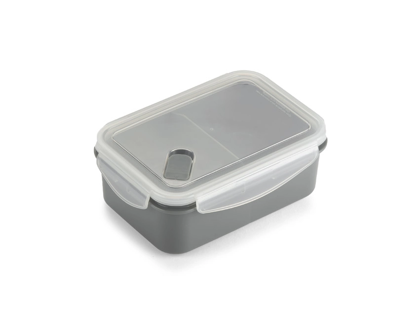 Lunchbox SMACZI z logo 800 ml w grafitowym kolorze
