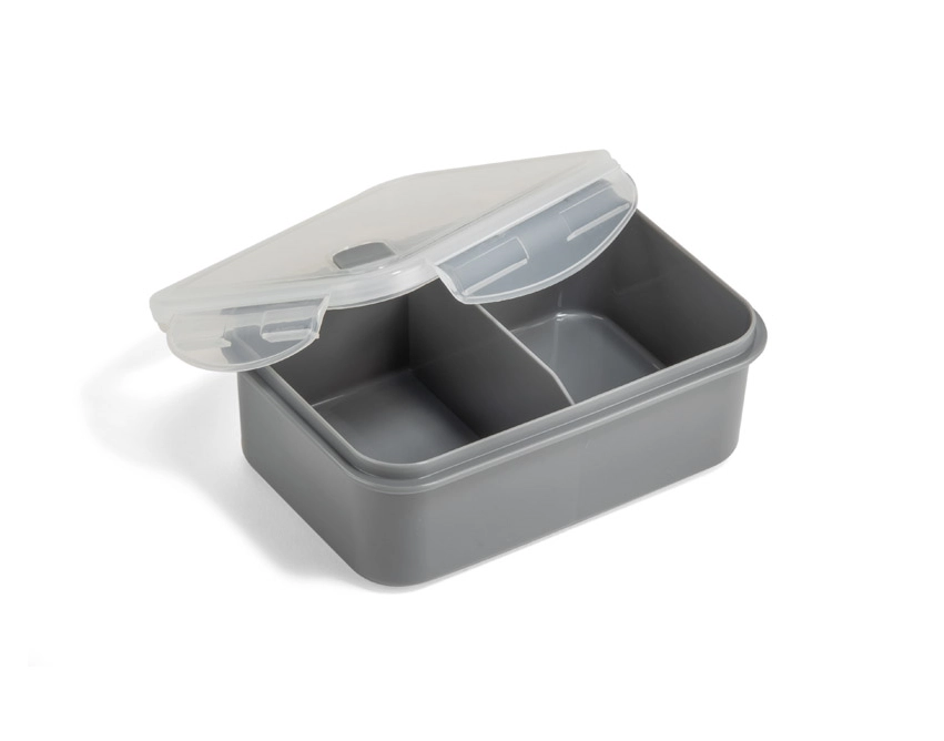 Lunchbox SMACZI z logo 800 ml w grafitowym kolorze