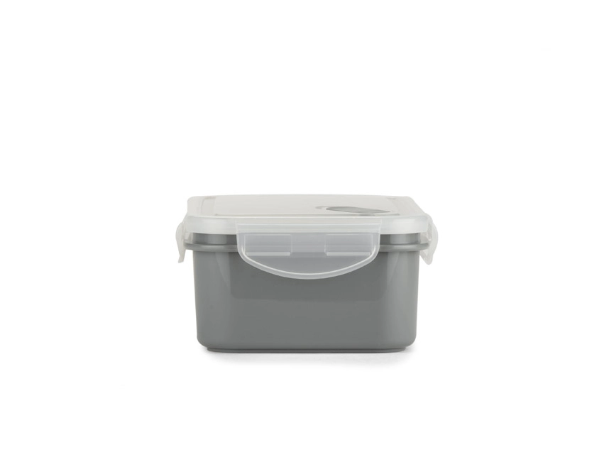 Lunchbox SMACZI z logo 800 ml w grafitowym kolorze