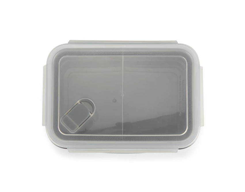 Lunchbox SMACZI z logo 800 ml w grafitowym kolorze