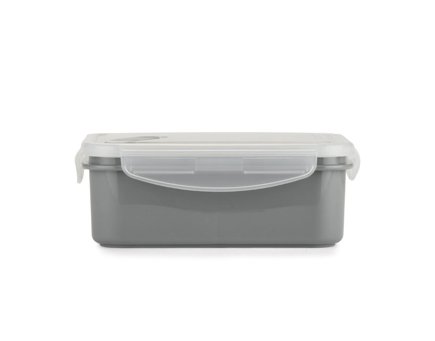 Lunchbox SMACZI z logo 800 ml w grafitowym kolorze