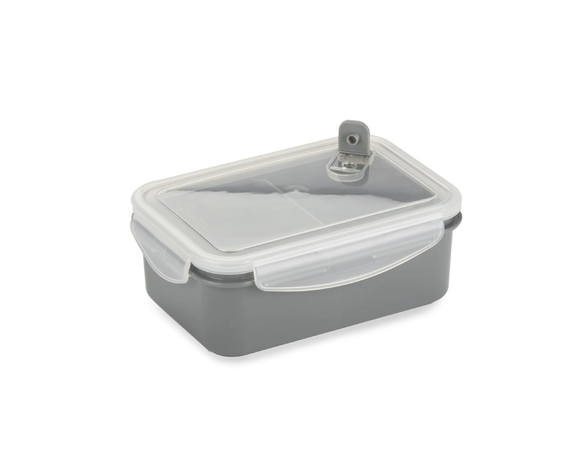 Lunchbox SMACZI z logo 800 ml w grafitowym kolorze