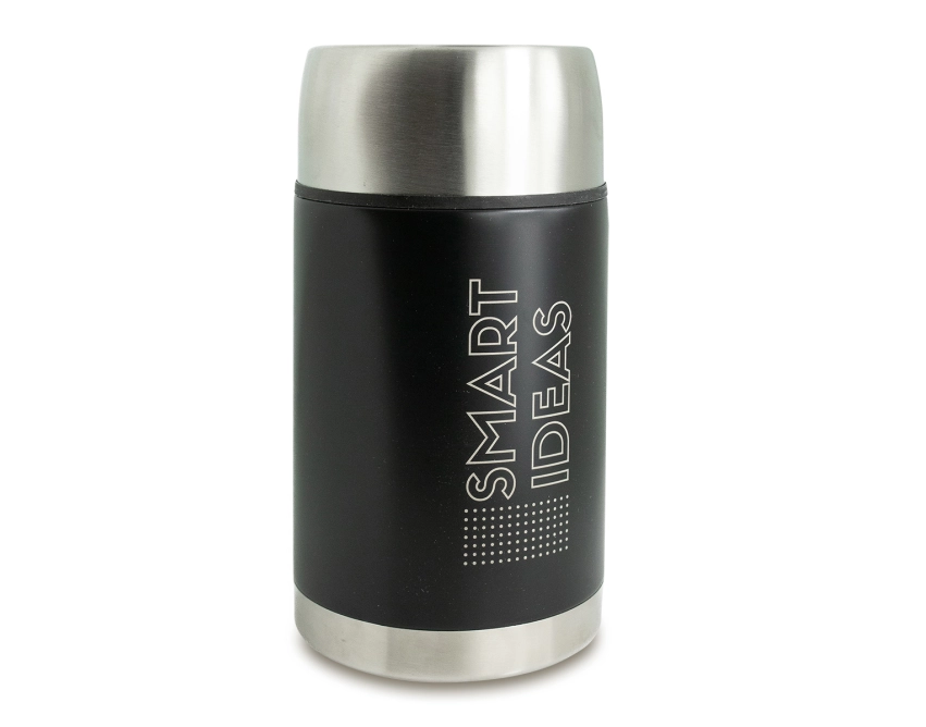 Bigger lunchbox z logo 1000 ml, czarny próżniowy