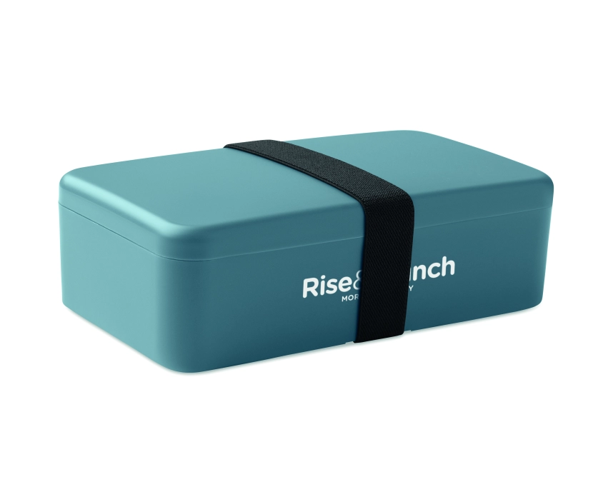 Bruss lunchbox z logo 750 ml w kolorze petrol
