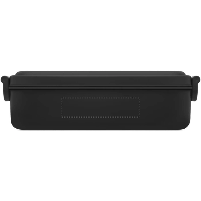 Schemat znakowania dla Tampondruk - P6 na gadżecie: Indus lunchbox z logo 800 ml – czarny matowy