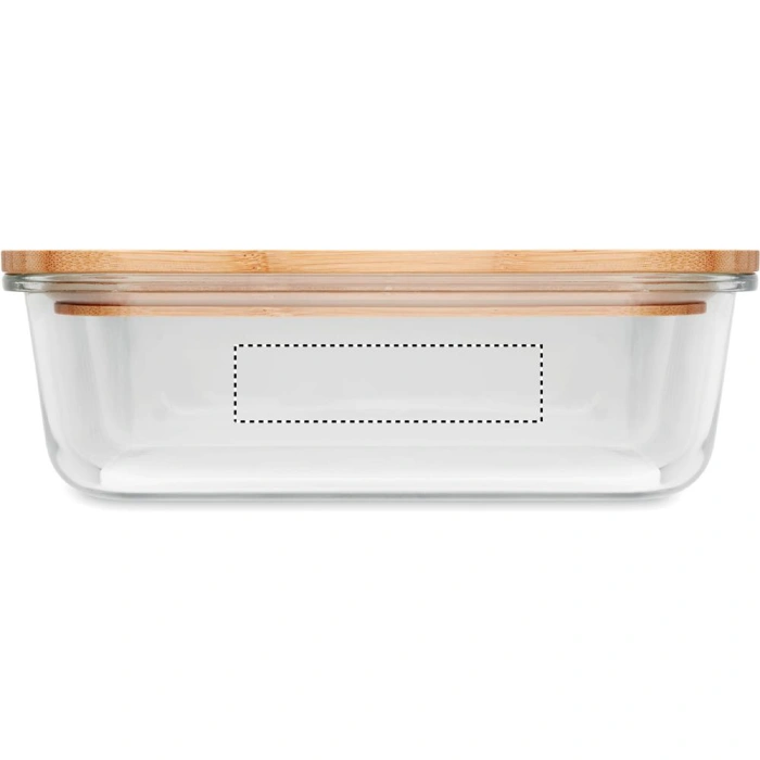 Schemat znakowania dla Etykieta - DL na gadżecie: Tundra lunchbox z logo i bambusową pokrywką