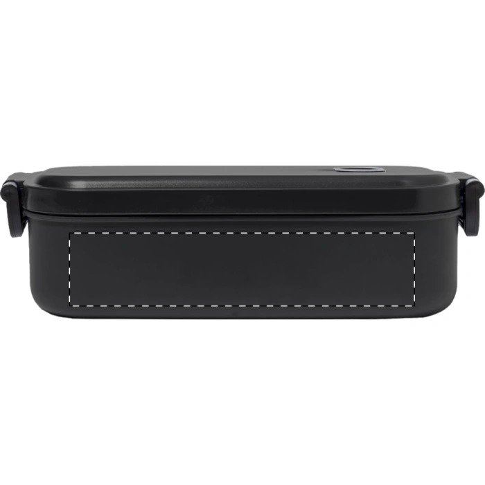Schemat znakowania dla Sitodruk - S2 na gadżecie: Steamo lunchbox z logo 1000 ml czarny matowy