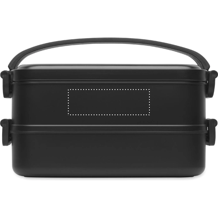 Schemat znakowania dla Doming - DO1 na gadżecie: Idolunch lunchbox z logo 1600 ml – czarny