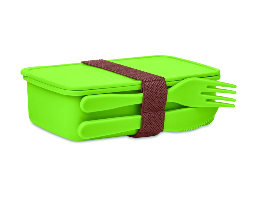 Lunchbox Sunday z logo z PP, kolor limonkowy