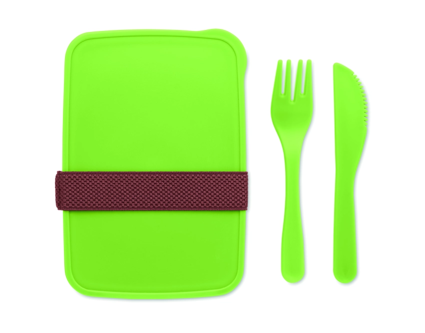 Lunchbox Sunday z logo z PP, kolor limonkowy