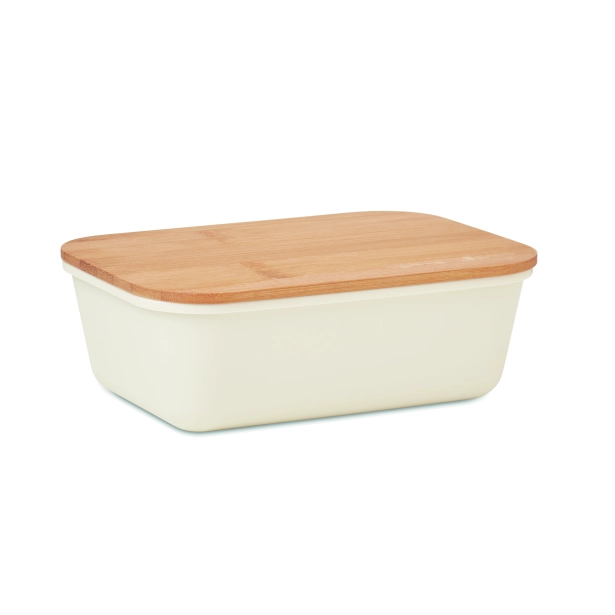 Thursday lunchbox z nadrukiem, beżowy z PP