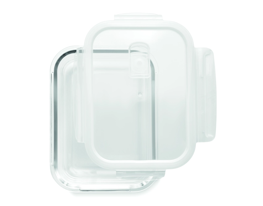 Lunchbox z logo 900 ml przezroczysty ze szkła