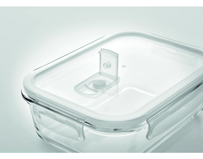 Lunchbox z logo 900 ml przezroczysty ze szkła