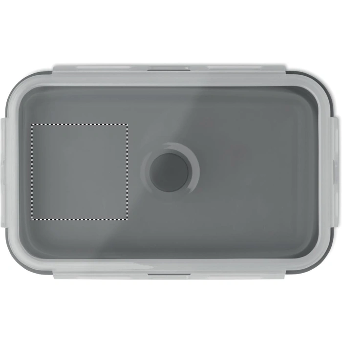 Schemat znakowania dla Etykieta - DL na gadżecie: Kolapso lunchbox z logo 1200 ml, kamienny szary