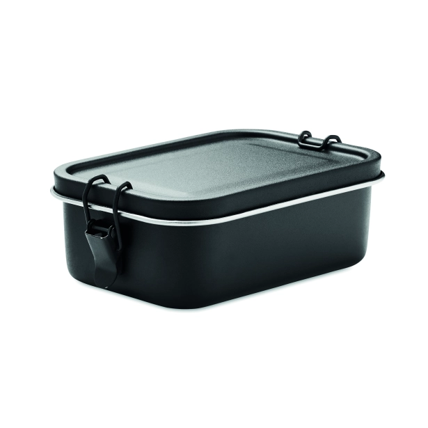 Chan lunchbox z logo 750 ml, czarny matowy