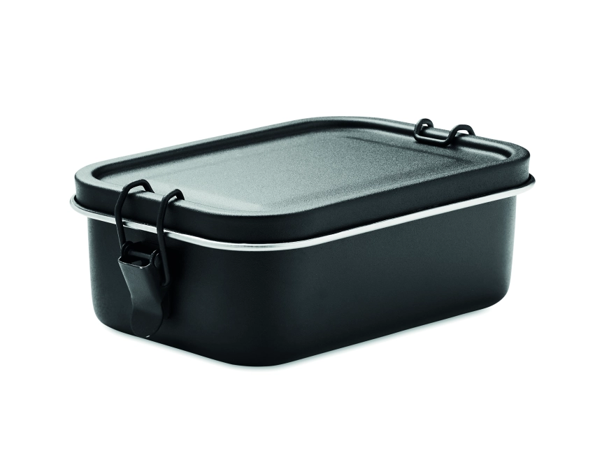 Chan lunchbox z logo 750 ml, czarny matowy