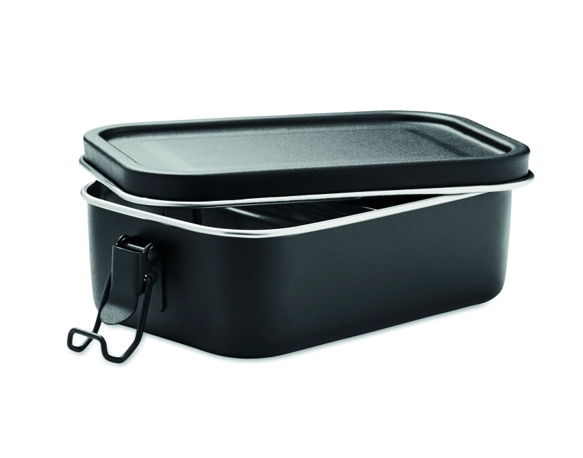 Chan lunchbox z logo 750 ml, czarny matowy