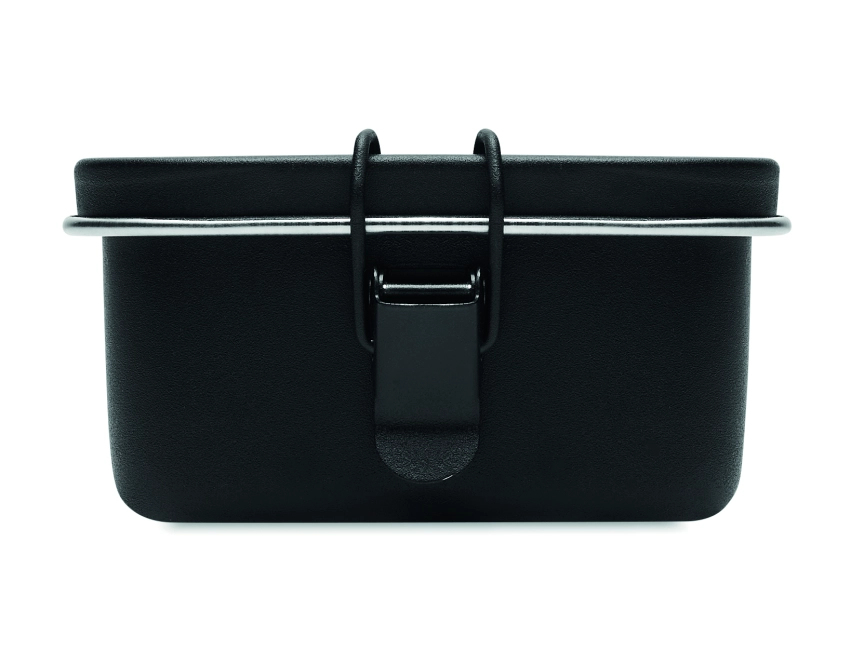 Chan lunchbox z logo 750 ml, czarny matowy