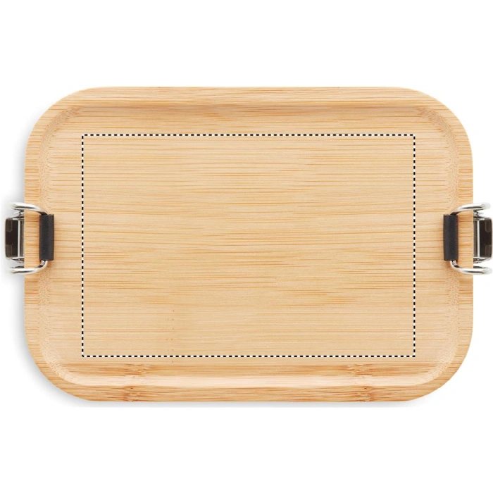 Schemat znakowania dla Doming - DO1 na gadżecie: Sonabox lunchbox z logo 750 ml ze stali i bambusa