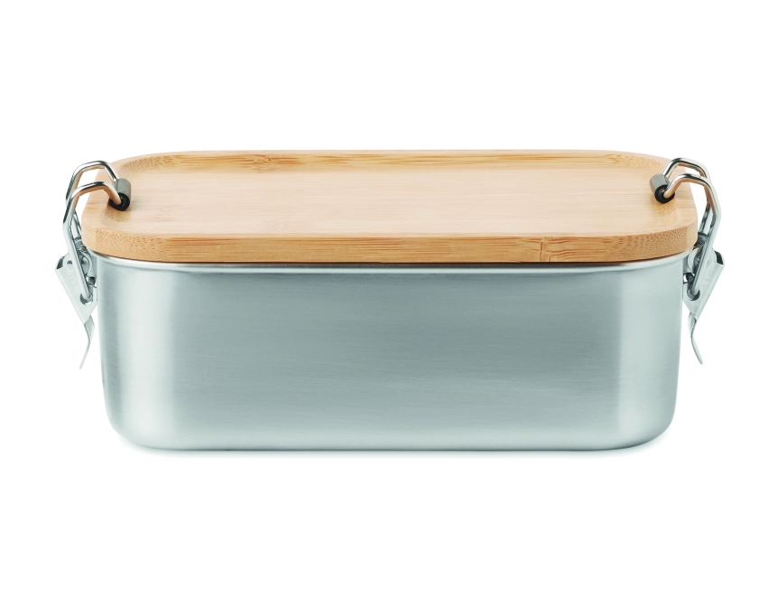 Sonabox lunchbox z logo 750 ml ze stali i bambusa