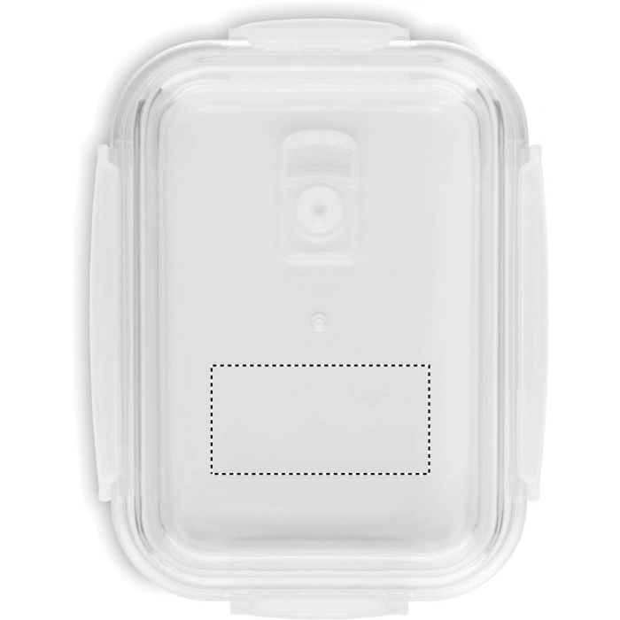 Schemat znakowania dla Doming - DO1 na gadżecie: Lunchbox z logo 900 ml przezroczysty ze szkła