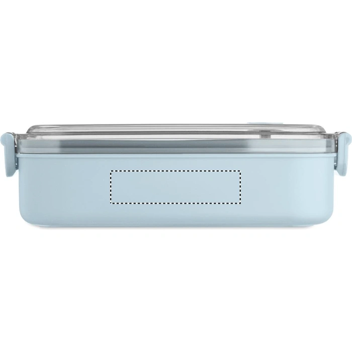Schemat znakowania dla Tampondruk - P4 na gadżecie: Hoagie lunchbox z logo 750 ml w kolorze baby blue
