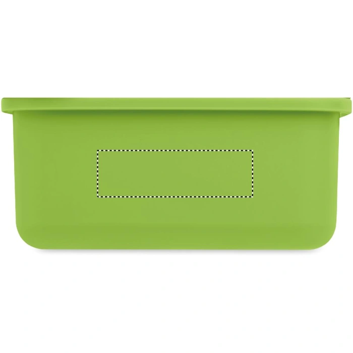 Schemat znakowania dla Etykieta - DL na gadżecie: Lunchbox Sunday z logo z PP, kolor limonkowy
