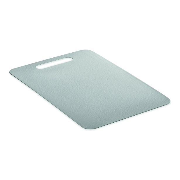 Plati + srebrna stalowa deska do krojenia 34 × 23 cm