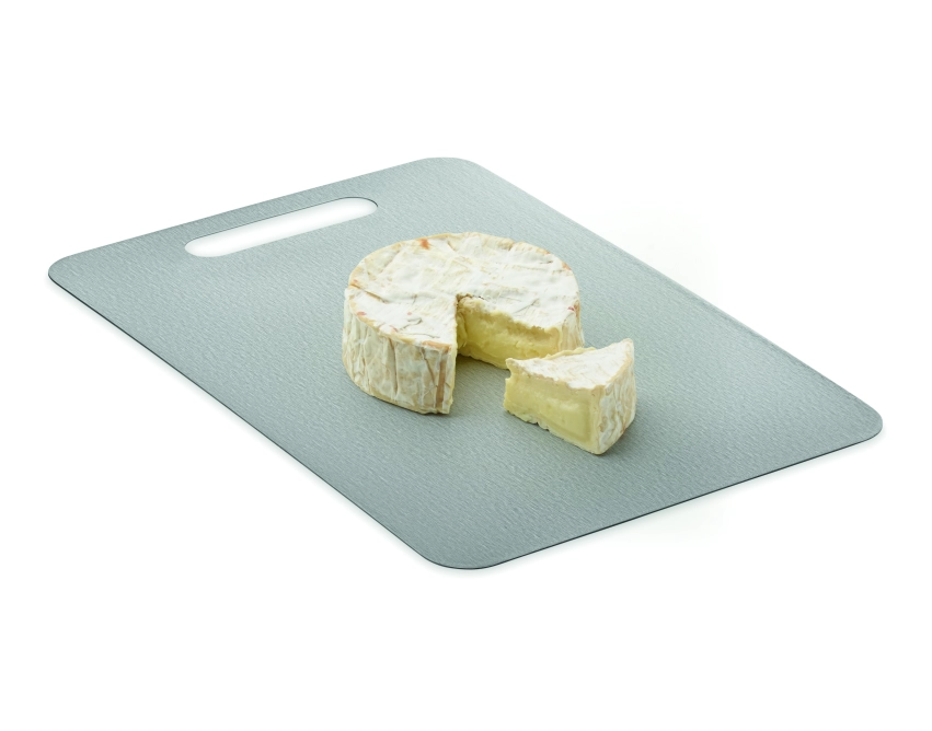 Plati + srebrna stalowa deska do krojenia 34 × 23 cm