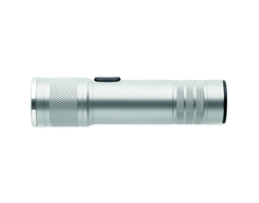 Flashra latarka COB z recyklingu aluminium, ładowalna