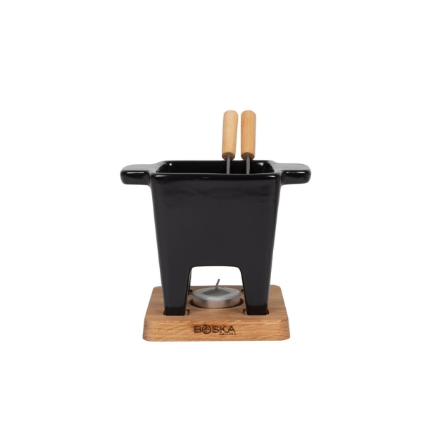 BOSKA Tapas Fondue Nero – czarny zestaw do sera 175 ml