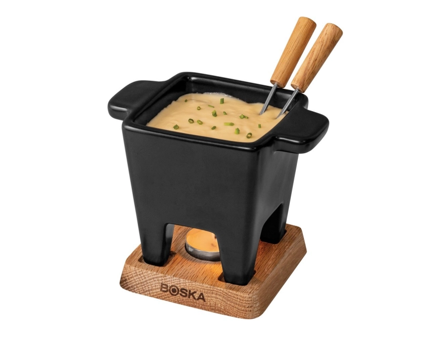 BOSKA Tapas Fondue Nero – czarny zestaw do sera 175 ml