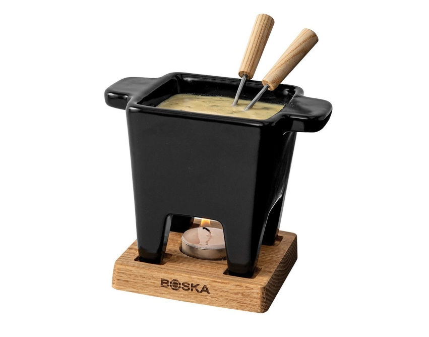 BOSKA Tapas Fondue Nero – czarny zestaw do sera 175 ml