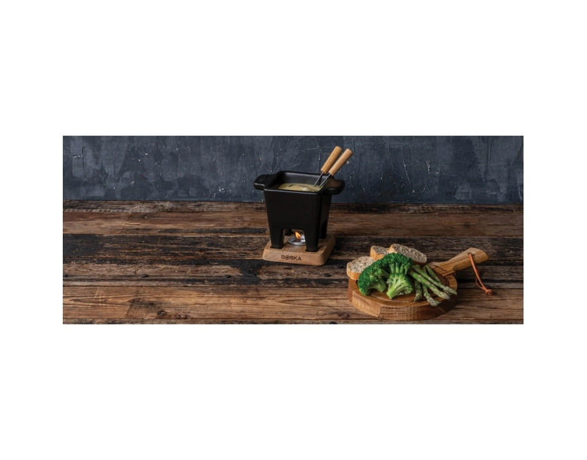 BOSKA Tapas Fondue Nero – czarny zestaw do sera 175 ml
