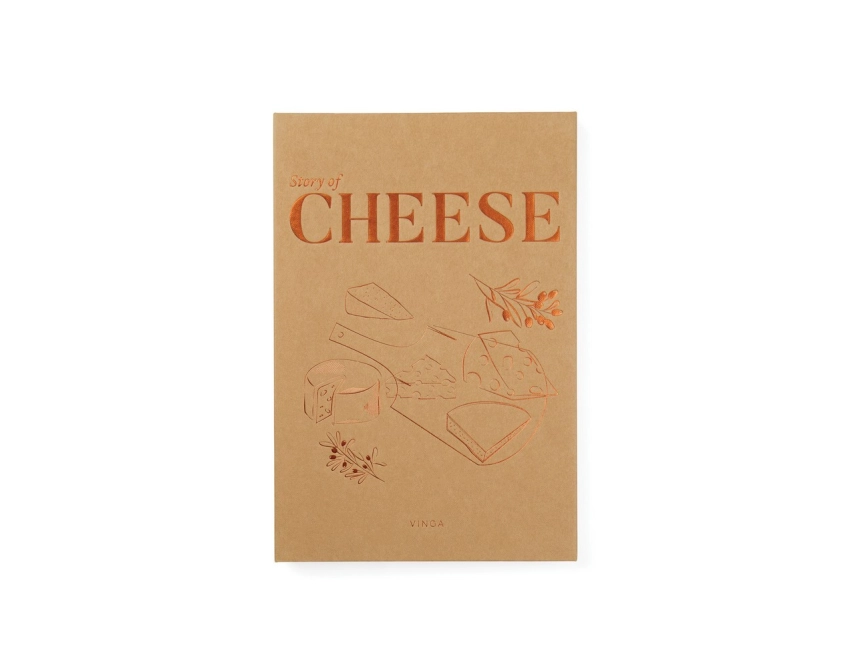 Story of Cheese zestaw do sera z akacji, brązowy