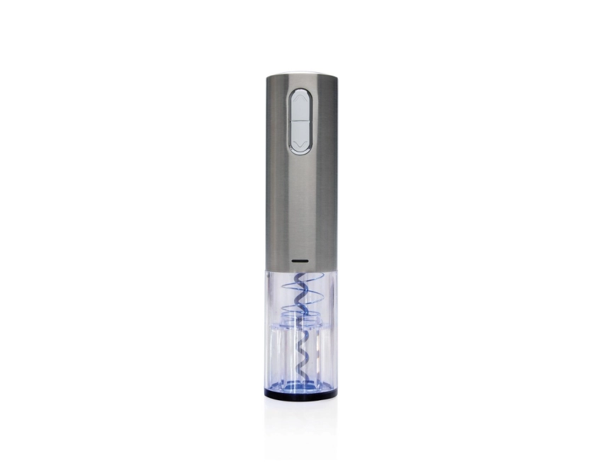 Elektryczny korkociąg do wina USB ze stali, szary