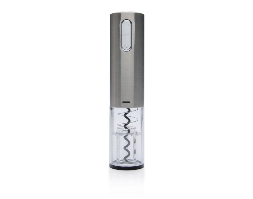 Elektryczny korkociąg do wina USB ze stali, szary