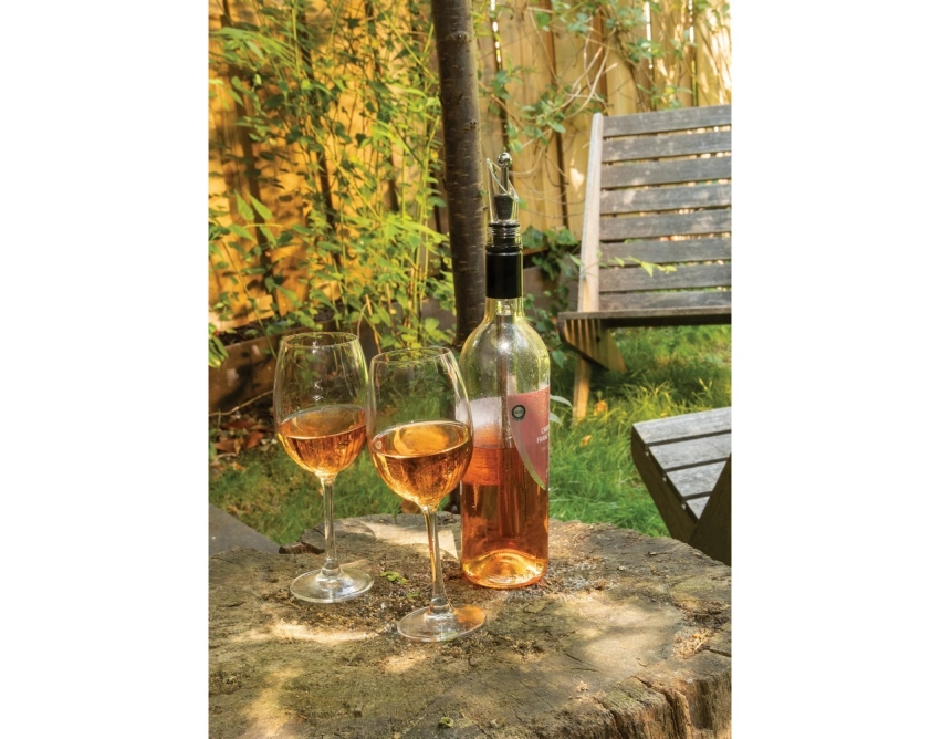 Vino zestaw akcesoriów do wina srebrny 19,5 cm
